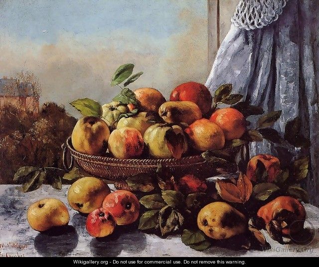 Still Life: Fruit - Gustave Courbet