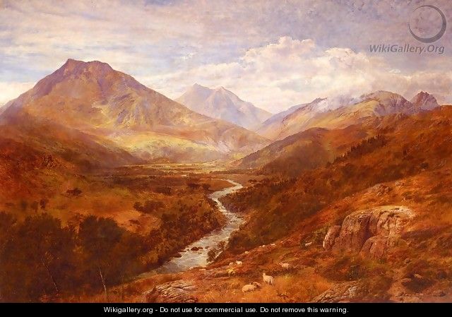 A Welsh Landscape - George Vicat Cole