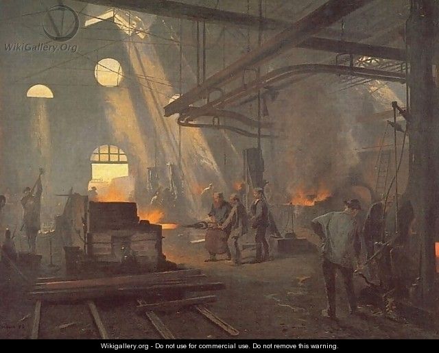 A Forge - Fernand-Anne Piestre Cormon