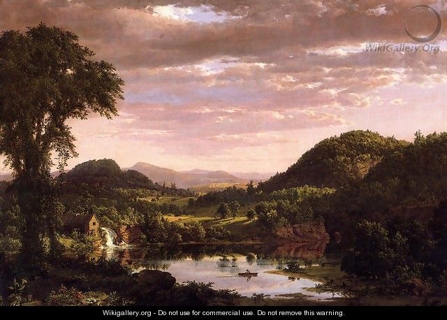 New England Landscape (or Evening after a Storm) - Frederic Edwin Church