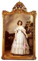 A Full-Length Portrait Of H.R.H Princess Marie-Clementine Of Orleans - Franz Xavier Winterhalter