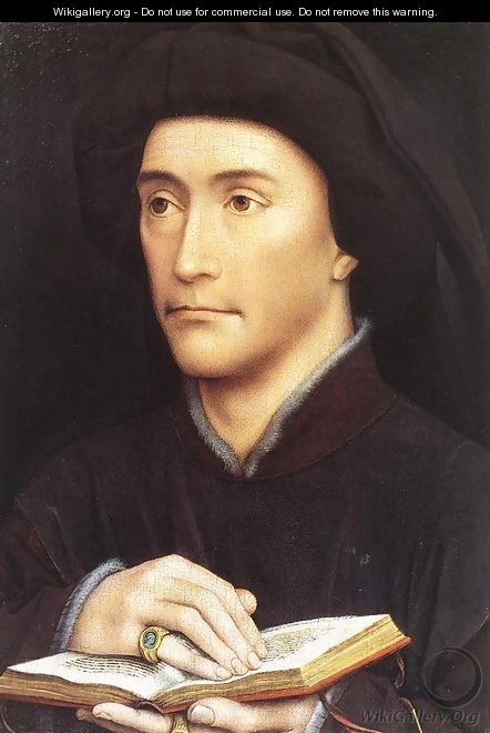 Portrait of a Man holding a book - Rogier van der Weyden