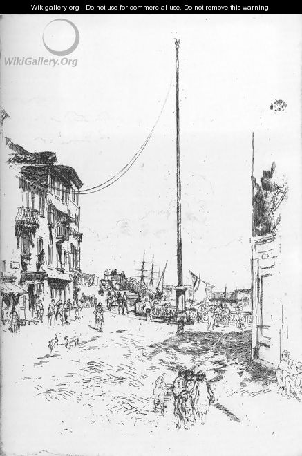 The Little Mast - James Abbott McNeill Whistler