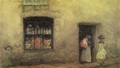 An Orange note : the Sweet-shop - James Abbott McNeill Whistler