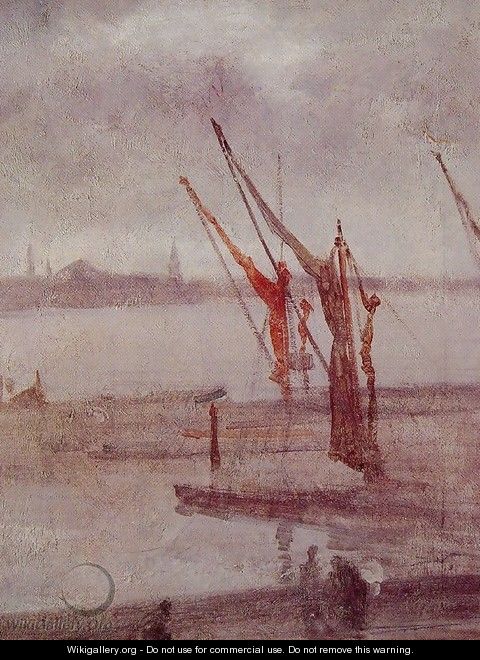 Chelsea Wharf: Grey and Silver - James Abbott McNeill Whistler