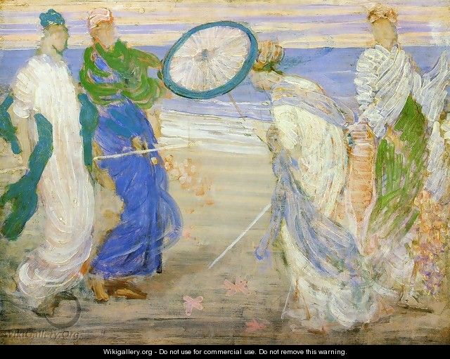 Symphony in Blue and Pink - James Abbott McNeill Whistler