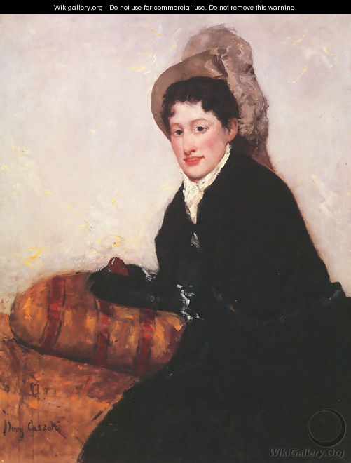 Portrait of a Woman Dressed for Matinee - Mary Cassatt