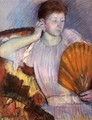 Contemplation (or Clarissa Turned Right with Her Hand to Her Ear) - Mary Cassatt