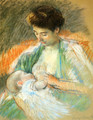 Mother Rose Nursing Her Child - Mary Cassatt