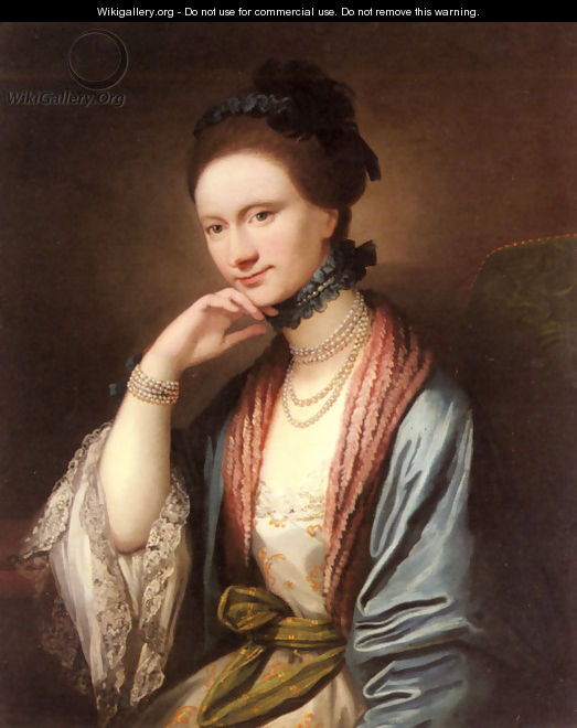 Portrait of Ann Barbara Hill Medlycott (1720-1800) - Benjamin West
