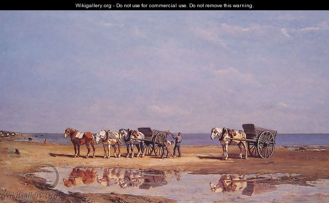 Loading the Wagon - Jules Jacques Veyrassat