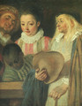 Actors from a French Theatre - detail - Jean-Antoine Watteau