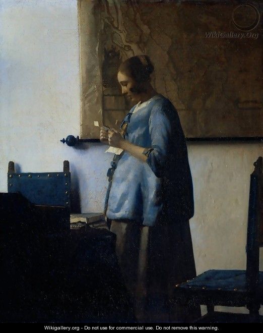Woman Reading a Letter - Jan Vermeer Van Delft
