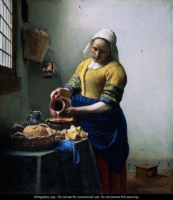The Kitchen Maid - Jan Vermeer Van Delft