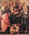 Madonna Enthroned with Four Saints - Fiorentino Rosso