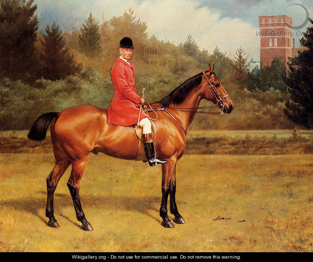 Horse And Rider - Edmund Havell Jnr.