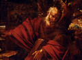 A Bearded Saint Or Prophet In A Landscape, Probably Saint Jerome - Pier Francesco Mola