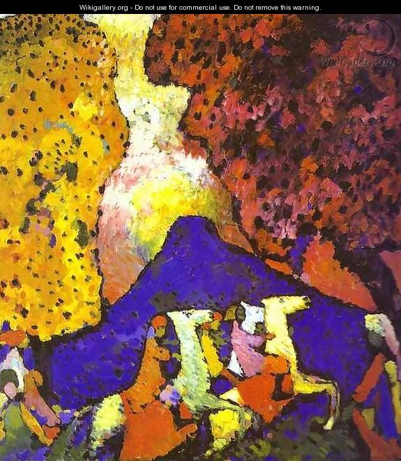 The Blue Mountain - Wassily Kandinsky