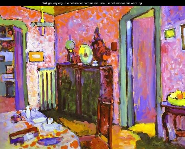 Interior My Dining Room - Wassily Kandinsky