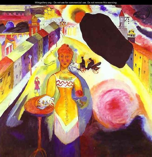 Lady In Moscow - Wassily Kandinsky