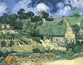 Thatched Cottages At Cordeville - Vincent Van Gogh