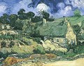 Thatched Cottages At Cordeville - Vincent Van Gogh