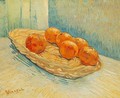 Still Life With Basket And Six Oranges - Vincent Van Gogh
