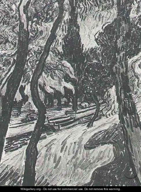 Trees In The Garden Of Saint Paul Hospital III - Vincent Van Gogh