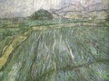 Wheat Field In Rain - Vincent Van Gogh