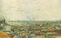 View Of Paris From Montmartre - Vincent Van Gogh