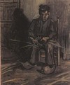 Peasant Making A Basket - Vincent Van Gogh