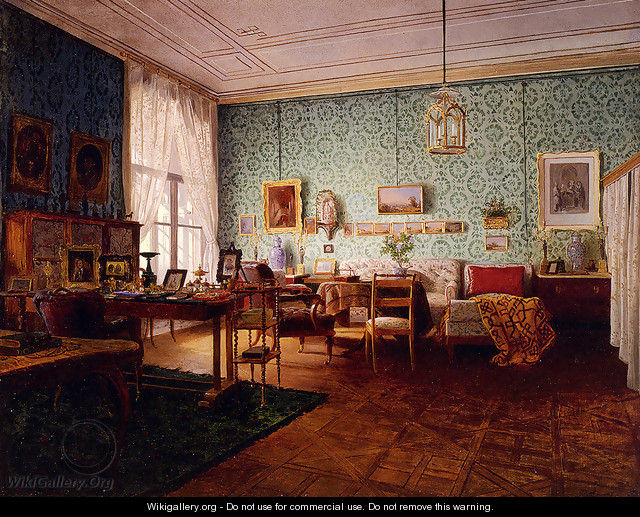 Interior Of A Living Room - Eduard Ritter