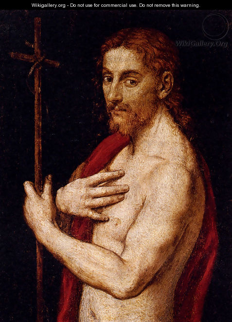 Saint John The Baptist - Giovanni Francesco Caroto