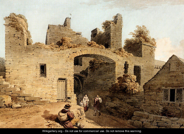 The Entrance To Conway Castle, Caernarvonshire - Joseph Powell