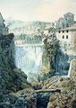 A Waterfall Outside An Italian Town - Filippo Giuntotardi