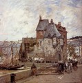 A French Harbour Town - Adrien Gabriel Voisard-Margerie