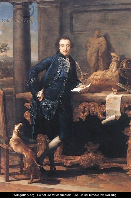 Portrait of Charles Crowle - Pompeo Gerolamo Batoni