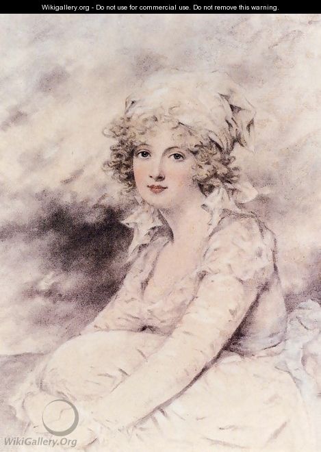 Portrait Of A Young Lady - John Downman