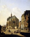 A Capricio View In A Town - Jan Hendrik Verheijen