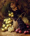 Still Life with Apples, Grapes and Plums - George Clare