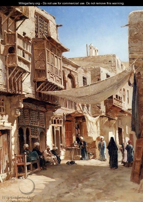 A Street In Boulaq Near Cairo - John Varley