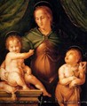 The Madonna and Child with the infant Saint John the Baptist - Pier Francesco Di Jacopo Foschi