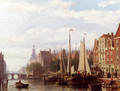 A Busy Day On The Canal - Johannes Frederik Hulk, Snr.