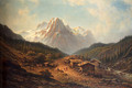 A Summer Day In The Alps - Johannes Hilverdink