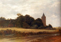 Landschap in't Gooi bij het dorp Blaricum - Adriaen van Everdingen