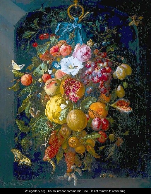Festoon of Fruit and Flowers - Jan Davidsz. De Heem