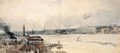 Study for the Eidometropolis: the Thames from Westminster to Somerset House - Thomas Girtin