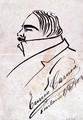 Enrico Caruso, operatic tenor, caricature by himself, 1904 - Enrico Caruso