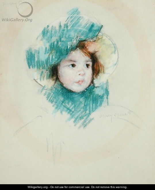 Head of Margot, c.1902 - Mary Cassatt