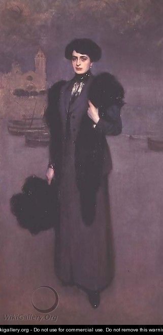 Portrait of Dolores Vidal - Ramon Casas